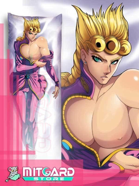 JOJO’S BIZARRE ADVENTURE GOLDEN WIND Giorno Giovanna Body pillow case Dakimakura - 2